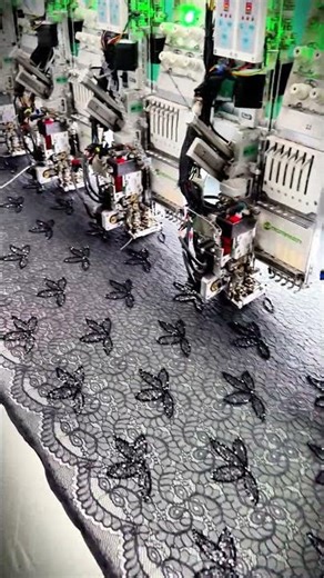 New Arrival Net Embroidery Collection | High Speed Embroidery Machine #netfabric #embroiderydesign