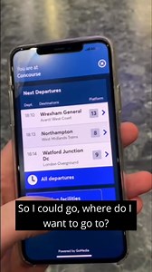 Navigating busy train stations can be difficult, particularly if you’re blind or partially sighted. Our Strategic Accessibility Lead Marc Powell demonstrates how NaviLens can transform the passenger experience for everyone. | RNIB