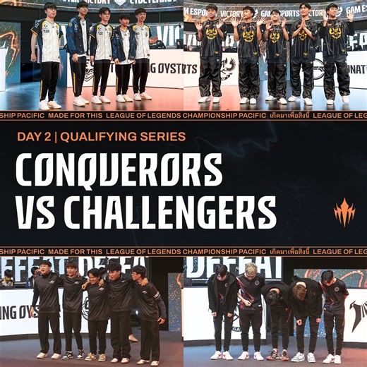 From challengers to dominators - they now face a fresh wave of contenders. The Qualifying Series - Upper Bracket Semifinals kick off today! #LoLPacific | League of Legends Championship Pacific