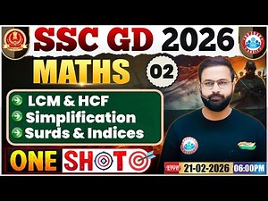 SSC GD Maths Class 2026 | SSC GD 2026 | Maths Classes For SSC GD 2026 By Deepak Bhati Sir