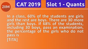 CAT 2019 | Slot 1 | Quantitative Aptitude | Arithemetic - Percentages | Best CAT Coaching