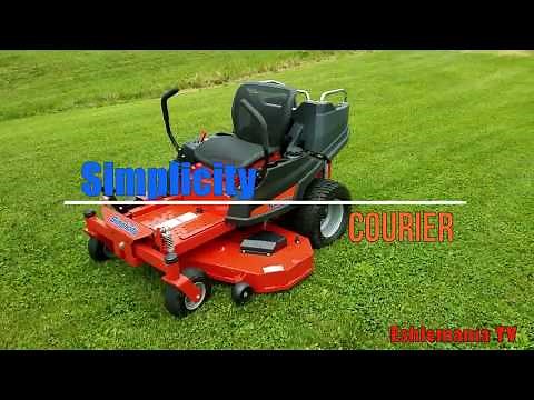 Simplicity Courier Zero Turn Mower