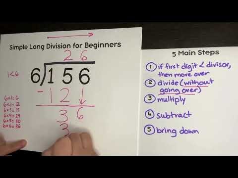 Simple Long Division for Beginners