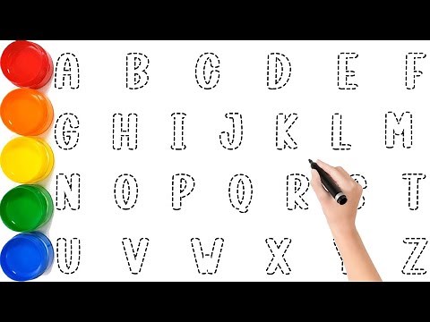 Alphabet Phonics Song With Drawing & Painting ABC | Alphabet Song & Sound for Beginners | KS ART