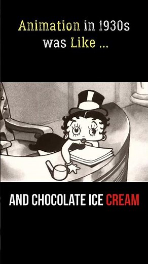 Betty Boop's Chocolate Ice Cream Campaign That Won the Presidency #cartoon #1932