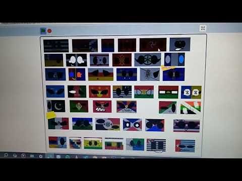 flag with faces p4:Conifa current memebres by ‪@alexthesecond6729‬ (READ DESC)#flagband #objectflags