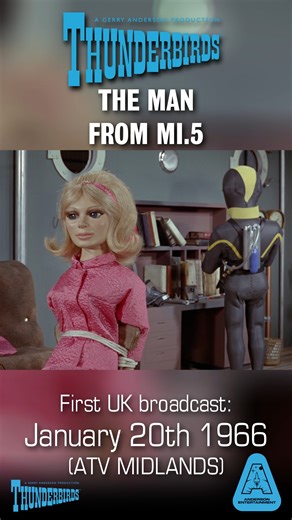 Mr Bondson needed the help of International Rescue and Lady Penelope on January 20th 1966, with the first broadcast of the Thunderbirds episode The Man from MI.5! | Official Gerry Anderson
