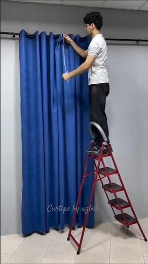 How to install curtain with hacks #curtains #diy #tips #homedecor #interiordesign