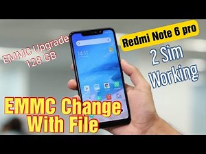 MI NOTE 6 PRO Emmc change file,basband fix,dead fix