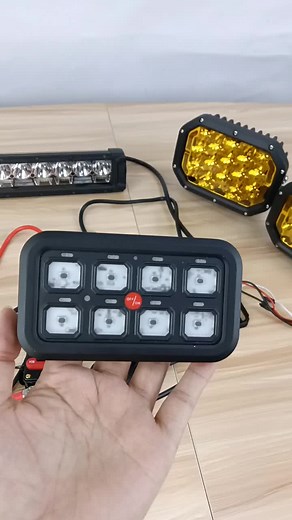 How to control 2 more lights by the switch panel system? Check this video #ledcolight #8gangswitchpanel #switchpanel