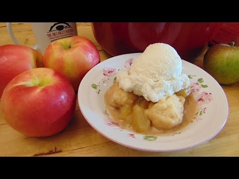Stove Top Apple Dumplings - No Bake - Apple Grunt - 100 Year Old Recipe - The Hillbilly Kitchen