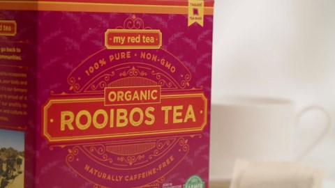 My Red Tea USDA Organic Rooibos Tea 80 Tagless Teabags Single-Origin Farmer-Friendly Caffeine-Free Sustainably Farmed in South Africa Pure & Natural