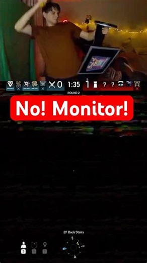 Destroying monitor #r6 #rainbow6siege #r6siege