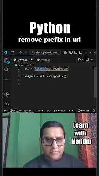 Python - Remove prefix in url