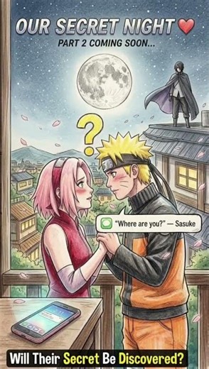 ❤️ Our Secret Night Part 1 😱 | Sasuke Is Getting Suspicious... | Naruto Fan Manga