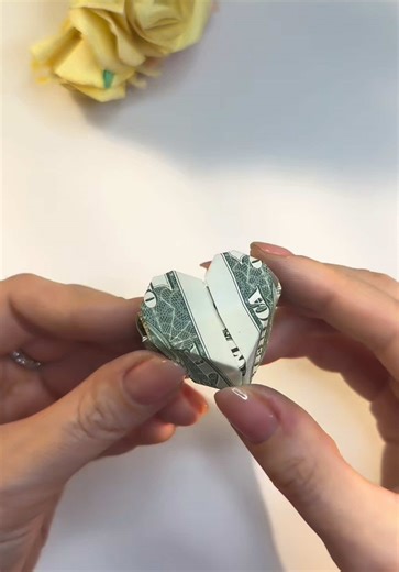 DIY Heart-Shaped Box from a Dollar Bill