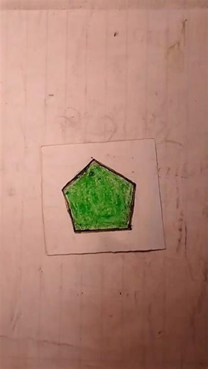 Pentagon🌟 painting #colouring #pentagon #paint #art