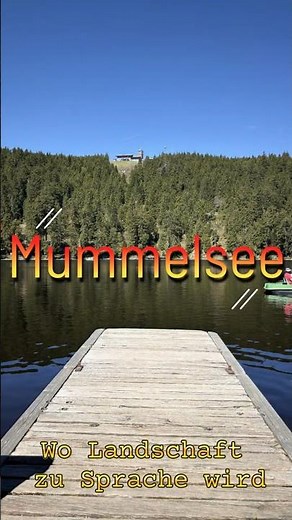 Der Mummelsee - Ein Ort, der nichts erklärt