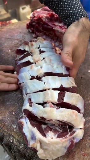 meat mincing process #shortvideo