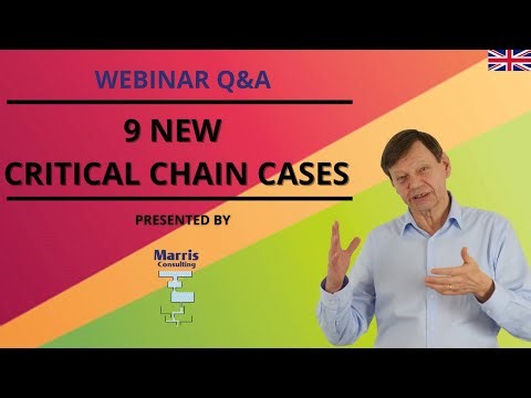 9 new cases of Critical Chain Project Management implementation - Q&A session