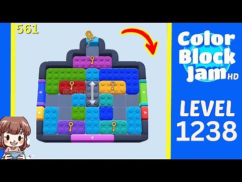 Color Block Jam Level 561 (1238) Solution Walkthrough