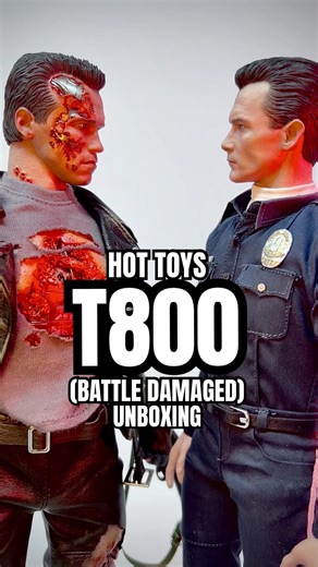 Is My Terminator Collection Complete Now??? Hot Toys T800 (Battle Damaged) Unboxing #terminator
