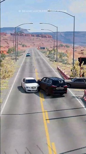 Realistic Highway Car Crashes #360 BeamCarCrashSimulation october 2025
