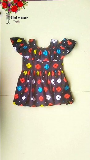 Easy Cut Simple Baby Frock Cutting and Stitching