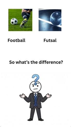 Futsal vs Football: You're playing it wrong ❌ #futsal #football #sports