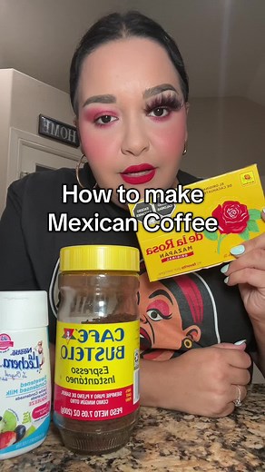 Easy Mexican Coffee #mexicancoffee #annettefreckles #coffeetiktok #mazapan