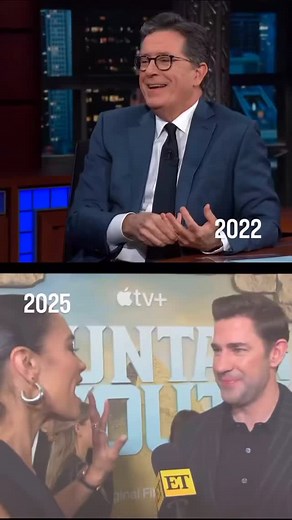It only took three years, but John Krasinski’s kids no longer think he’s an accountant 👏# #johnkrasinski #stephencolbert #emilyblunt #children #kids #daughter #accountant #funny #actor | Rohan Singh