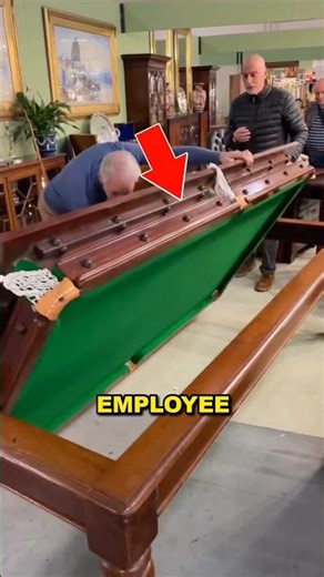This Old Man Shows A Hidden Pool Table