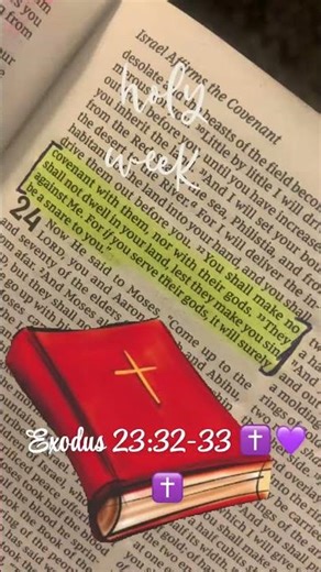 Exodus 23:32-33 ✝️🫶✝️ #godspower 🙏 #walkinspiritoftheholyspirit 🫶#NoOtherGOD✝️