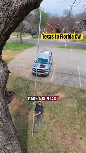 TX To FL on Morse code! #morsecode #hamradio #hamradiocommunity #longdistance