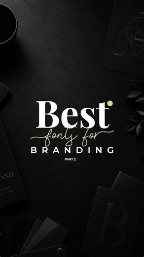 Best Fonts for Branding 🔥 (Part 2) #typography #brandingdesign #shorts