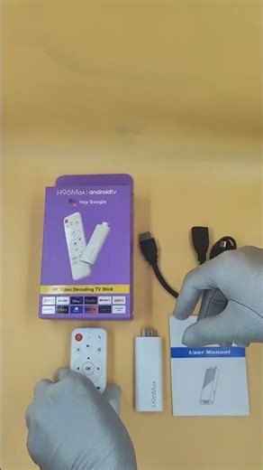 H96 Max H313 Android TV Stick Allwinner Quad Core 4K HDR Wifi6