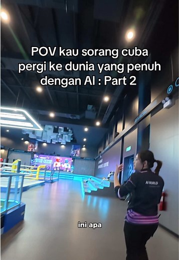 korang pernah try boxing guna AI? 📍AI World I-City, Shah Alam #sorangzz #sorangzzjalan #sorangzzkl