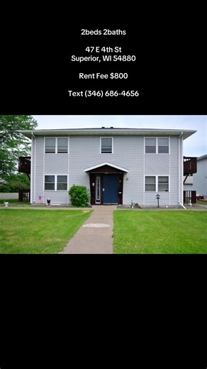 2beds 2baths 3,312 sqft Available Now! Upstairs unit of a 4-plex. This well cared for building offers 2 spacious bedrooms, one room with a walk-in closet, open floor plan living, dining and kitchen. Light paint throughout and lots of natural light. Coin-op laundry onsite, small porch off of the living room. One stall detached garage. #lakesuperior #duluthmn #likeifyouagree #househunting #ForYou