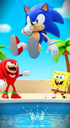 Sonic is Going to pool #sonic