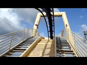 Montu roller coaster front row POV at Busch Gardens Tampa