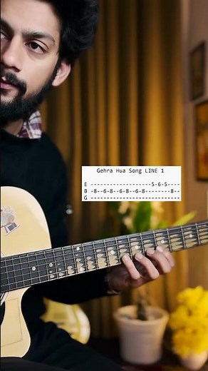 Gehra Hua Song Guitar Tabs || Guitar Lesson