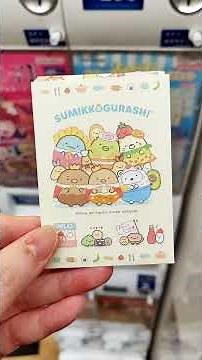 Sticker & Memo Pad Vending Machine in Japan 🇯🇵 #sumikkogurashi #sanrio #sticker #vendingmachine