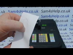 How To Load Journal Audit Roll Paper Sam4S ER 180U ER180U ER 180UL ER 180US