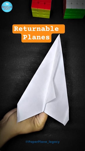 A paper Plane that comes back to you😀, #shorts