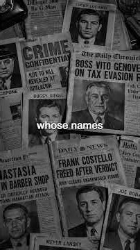 From Lucky Luciano to John Gotti The Rise of the American Mafia #crimedocumentary #history #mafia