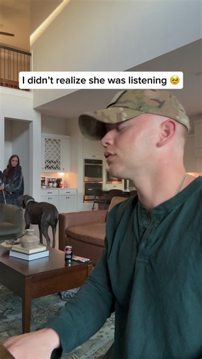 My wife looks so proud of the song 🥹 — Watch the background!