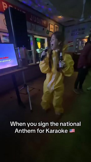 National Anthem Karaoke Performance: A Memorable Moment
