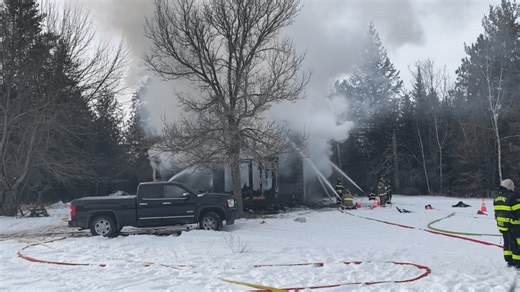 Multiple departments respond to Christmas Eve house fire south of Hibbing
