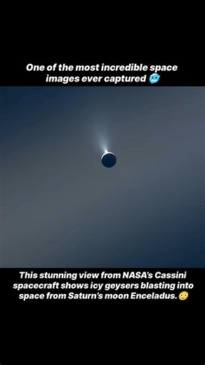 Encladus Creates Own Ring's With Water Plumes 💦🌚