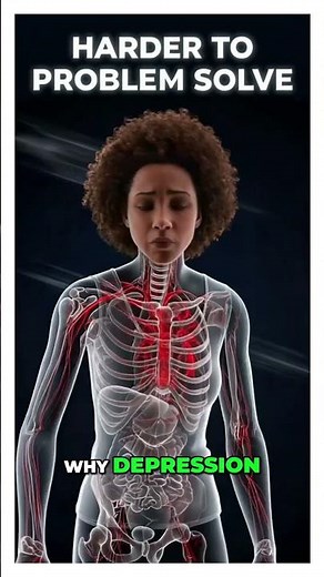 The physical damage of depression #mindset #science